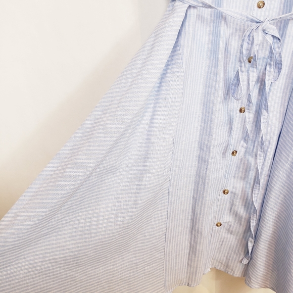 {Anthro} Mo:Vint sleeves shirt dress - Picture 4 of 10